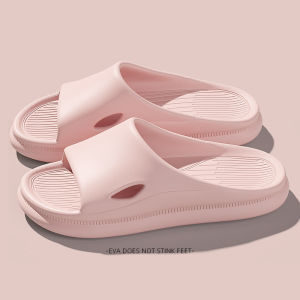Silent Summer Slippers for Women & Men - Breathable Bathroom Sandals Odor-Resistant Non-Slip Slides for Indoor/Outdoor Wear