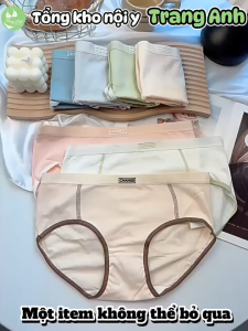 Combo 10 Quần Lót Nữ Cotton Trơn – Mềm Mại Viền May Chắc Chắn Dáng Thể Thao Màu Sắc Pastel Change (CHAM CTONG)