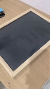 กระดานดำแม่เหล็ก ขอบไม้ Blackboard/Chalk board Magnetic(HongKong60)