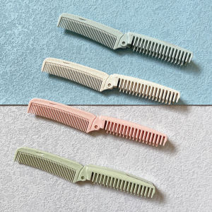 Portable Mini Comb Womens Travel Foldable Anti-static Cute Curling Comb Hair Grooming Tool Compact Personal Care Accessory