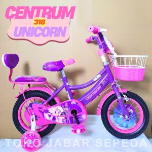 Sepeda Anak Perempuan 16 Inch Centrum 318 Kuda PonyMusik Dan Lampu