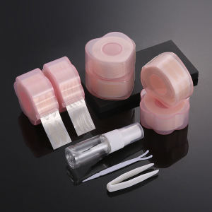 MELEDE 360pcs Kelopak Mata Transparan /Skot Mata Transparan/Skot Mata Jaring Double Eyelid Sticker Invisible Lace Clear Perekat Diri Dengan Air