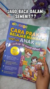 Cara Praktis Belajar Membaca Untuk Anak 4-6 Thn Abacaga Buku Belajar Lancar Membaca 10 Menit Sehari