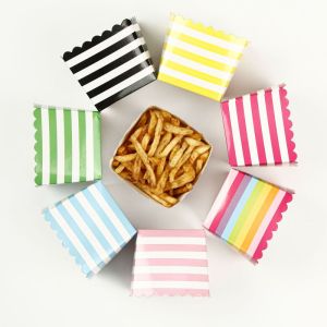 Disposable Mini Cup Popcorn Paper Cup Small Box French Fries Cup Chicken Nuggets Snack Tasting Paper Cup from Mainland China
