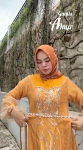 GAMIS PESTA MUSLIMAH AKAD NIKAH KONDANGAN BRIDESMAID AINUR
