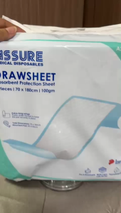 ASSURE Drawsheet for Elderly Incontinence 100gsm (1 packet = 5 pcs)