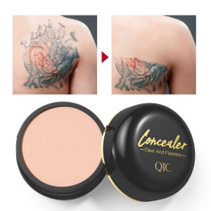 Waterproof Full Coverage Concealer for Tattoos Scars - Natural Finish Foundation for All Skin Tones & Types