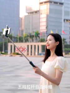 PVN77766 Gậy Selfie Tripod X2 Mini Kèm Remote Bluetooth Xoay 360° Kéo Dài 1.3m Chân Đỡ Điện Thoại Quay Video Livestre