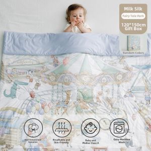 OAK FAMILY | Oak Family Childrens Cooling Summer Quilt Air Conditioner Quilt Baby Newborn Thin Blanket Four Seasons Universal Cool Sensation