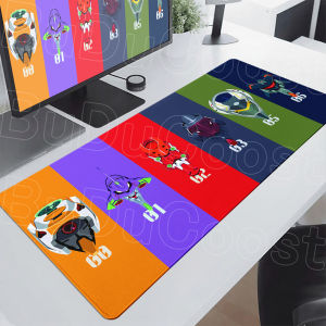 Bandai | Anime E-Evangelions Mouse Pad 1000x500mm Speed Gamer Keyboard Mausepad Cool EVA-01 Non-slip Rubber Deskmat PC Gaming Accessories