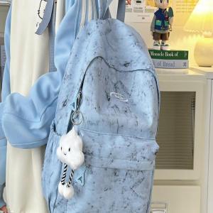 กระเป๋าเป้สะพายหลังนักเรียนน้ำหนักเบาความจุขนาดใหญ่สไตล์ญี่ปุ่นน่ารักหลากหลายสไตล์สำหรับนักเรียนมัธยมปลายและมัธยมต้น