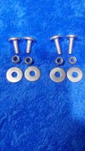 Universal stainless Plate Number Bolts for any Motorcycles(pair)