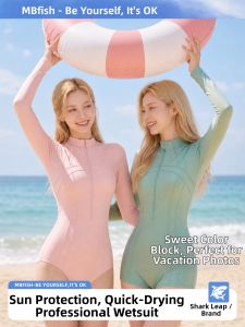 MBFISH | Diving Sun Protection Quick-Dry Long Sleeve One-Piece Swimsuit