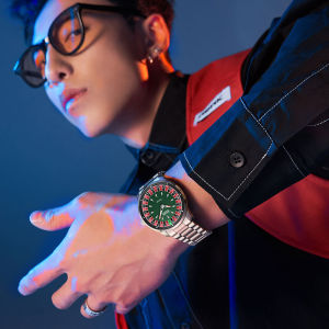 Mark Fairwhale 5031 Fashion Quartz Watches for Man Creative Rotating Dial Luminous Waterproof Steel Strap Casual Men Wristwatch