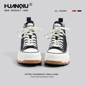 HuanQiu | Elevating Casual High-top Canvas Shoes