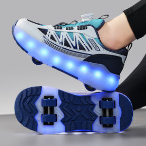 MLZH | 4 Wheel Electric Roller Skates Detachable