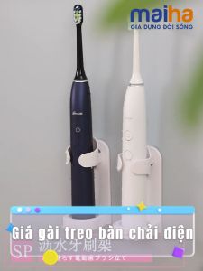 Kệ Dán Tường Treo Bàn Chải Điện Maiha Phù Hợp Với Các Loại Bàn Chải Đánh Răng Oral B PS Philips XiaomiZenyumBrushie