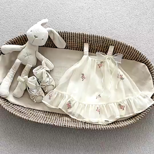 Baby Girl Romper Clothes + Hats Sleeveless Jumpsuit Princess Gauze Dress Romper Girl Sling Dress