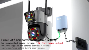 12V 1.5A Outdoor Power Bank Uninterruptible Power Supply Mini UPS Backup Battery Outage Endurance Monitor Power Supply For WiFi Router Modem CCTV Security Camera