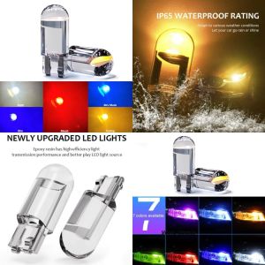 [ SEPASANG ] LAMPU LED T10 RESIN FULL KACA 360° 12VOLT LAMPU SENJA SEN LAMPU PLAT SUPER BRIGHT