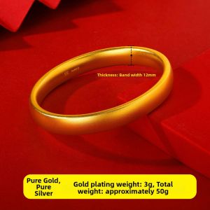 FANSIRUI | Golden Silver Inlay Ancient Crafted Bracelet