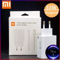 XIAOMI TURBO Charging 33W - Charger Cas HP Xiao Mi PocoPhone POCO F1 - POCO F2 PRO - POCO F3 - POCO M2 - POCO M3 - POCO M4 ORIGINAL 100% Kabel USB Type C 5A - 33Watt TURBO Fast Charge 33 Watt ORI Model MDY-11-EZ. 