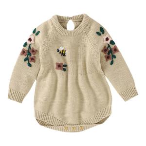 Cute Embroidered Baby Jumpsuit