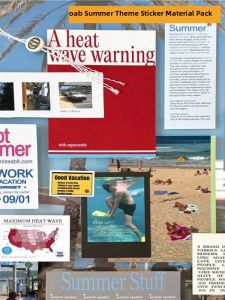 Ins Summer Beach Hand Account Decorative Accessories Card Pack Materials