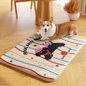 Thickened Pet Sleeping Mat Dog Cat Bed Chew Resistant Machine Washable All Season Universal Pet Area Rug Comfortable Soft Surface