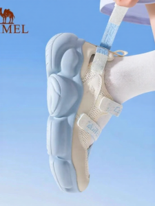 CAMEL | Comfortable Breathable Thick Sole Womens Mary Jane Sandals