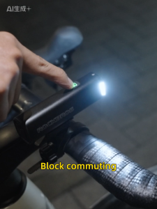 【Local Delivery】ROCKBROS Bike Headlight 1200LM 5000mAh High Brightness MTB Road Bike Front Light Waterproof 360° Rotation Bicycle Flashlight
