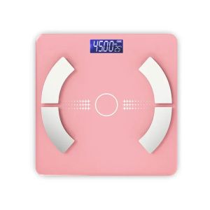 XMSJ | Home Adult Electronic Scale Intelligent Bluetooth Fat App Body Fat Analysis Body Fat Scale USB Charging Healthy Weight Scale