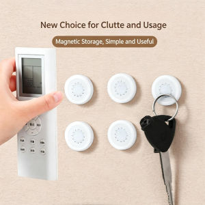 3/6pcs Magnetic Remote Control Holder Wall Mount Adhesive Remote Control Holder Strong Hold TV Remote Holder for Office Home