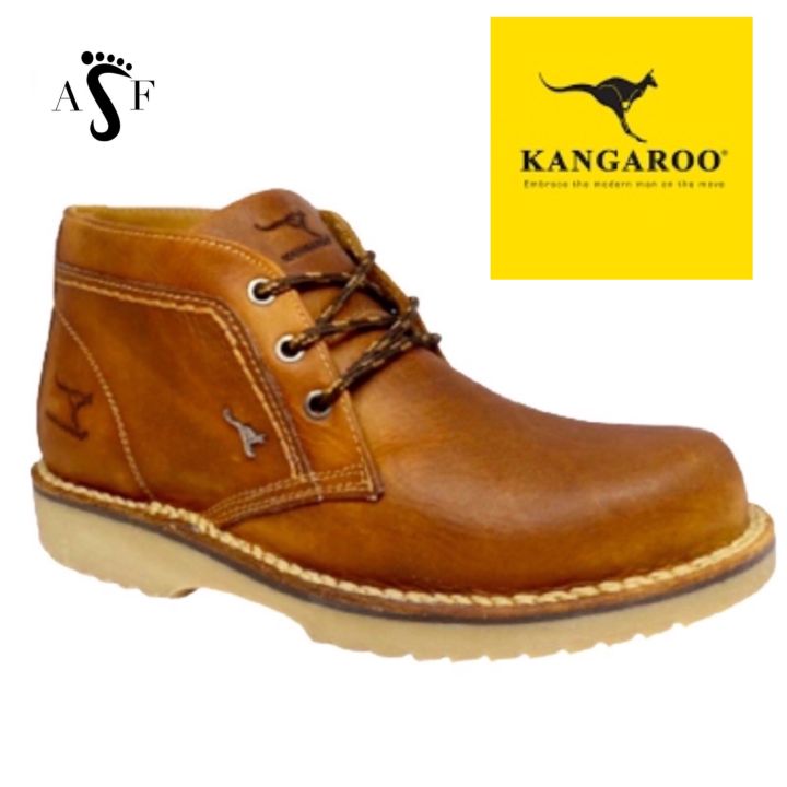 Original KANGAROO full leather boots formal shoes/kasut Kulit KANGAROO ...