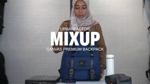 MIX UP BROWN |ManNeedMe x URBAN| Tas Ransel Pria Wanita Backpack