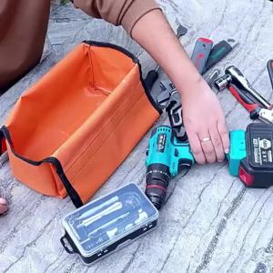 Ladder Multipurpose Tool Pouch Multi-Functional Telescoping Hold Hanging Kit Organizer Telescopic Accessory Folding Storage