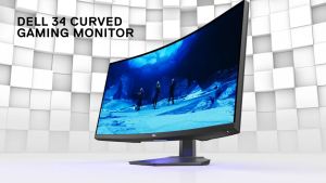 Dell S3422DWG 34 Curved Gaming Monitor เดลล์ จอมอนิเตอร์ 34 นิ้ว จอโค้ง 99% sRGB 144Hz รับประกัน 3 ปี On-Site