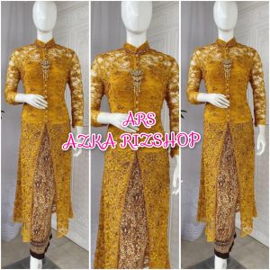 atasan kebaya brukat kebaya pesta kehaya besan + longtorso