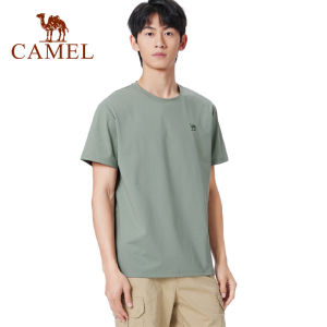 Cameljeans áo tay ngắn thoáng khí Áo phông dành cho nam khô nhanh mùa hè