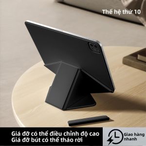 Ốp Lưng Smart Folio Cho iPad Thế Hệ Thứ 11 Năm 2025 iPad Air 11 M3 iPad Pro 13 12.9 Inch Thế Hệ Thứ 5 6 Mini A17 - Từ Tính Chống Nước Chống Sốc