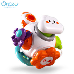 Orzbow Travel Activities Baby Busy Cube Montessori Busy Board Ball Early Education Toy for 6 9 10 12 18 Months Old Toddlers Boys Girls