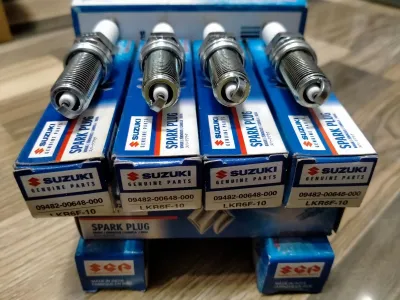 Suzuki Spark Plug set of 4 NGK LKR6F-10 for Suzuki Swift 1.2 Suzuki Ertiga (2016-2018) Suzuki Ciaz and Suzuki Dzire Suzuki Genuine Parts