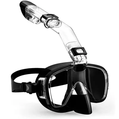 Breathable Diving Mask: Waterproof Anti-Fog Full-Dry Snorkel Mask for Adults