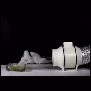 Duct Fan Inline Ventilation Exhaust Fan 280 CFM Duct Intake Fan High Efficiency Air Fan for Duct Vent Bathroom Kitchen Grow Tent Hydroponics