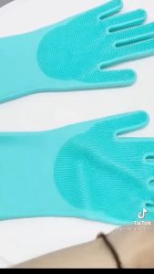 Găng tay silicon tạo bọt rửa bát đa năng tiện dụng