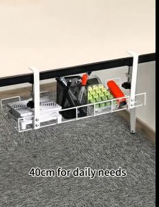 Under Desk Cable Management Wire Organizer Tray Table Pc Cabel Manager Rack Computer Cord Storage Holder Socket Hanger