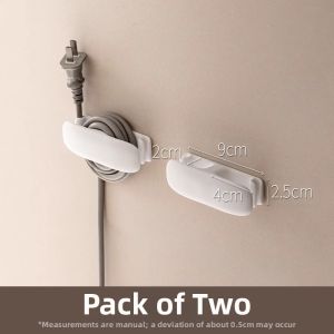 LANJIAOLUO | Wire Organizer Cable Management Tool Plug Storage No Drilling Required