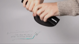 Soft Silicone Mouse Pad Wrist Support Hand Rest Comfortable Office and Gaming Mouse Pad with Wrist Support Gel Cushion Rest