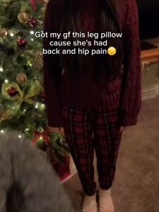 Memory Cotton Leg Pillow Hollow Heart Pregnancy Side Sleeper Sciatica Orthopedic Sciatica Back Hip Relief Pillow For Bed Sofa