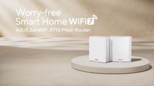 ASUS ZenWiFi BT10 Tri-band WiFi 7 Smart AiMesh Extendable Router- 6 Ghz 18Gbps 6000 sq.ft coverage Dual 10G Ports Security and Parental Controls Included Smart Home Master SSIDs 4G & 5G Mobile Tethering